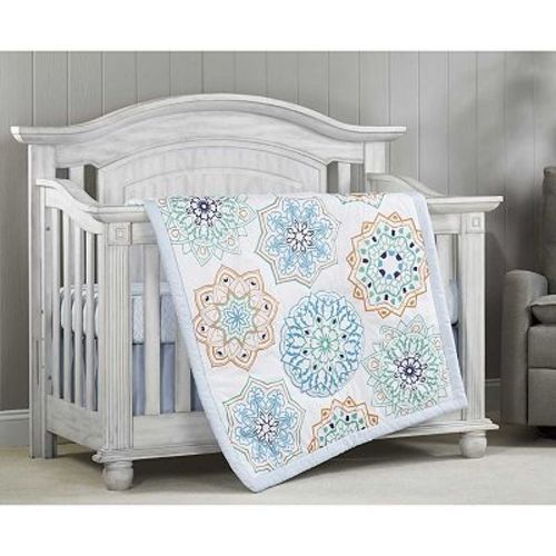 Oxford Baby Mandala 3-Piece Crib Bedding Set