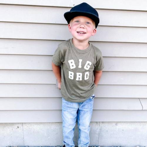 BIG BRO - Varsity - Child Tee | Brother Shirt s| Little Brothers | Sibling Shirts | Big Brother | Pregnancy Announcement | Kids Tees