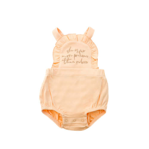 Far More Precious Than Rubies Embroidered Romper – OUR HOUSE ABOVE