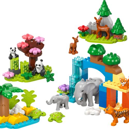 3in1 Wild Animal Families 10446 | DUPLO® | Buy online at the Official LEGO® Shop US