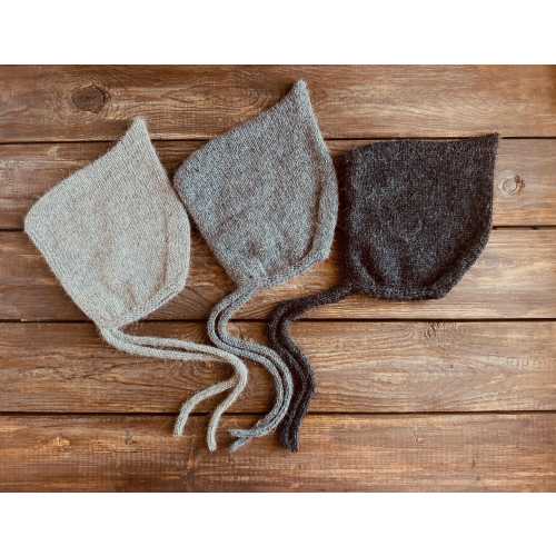 Pure Alpaca Baby Pixie Bonnet: Gender Neutral Pointy Baby Hat