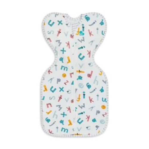 Love to Dream Swaddle Wrap Up Sleep Sack - Ecovero 1.0 TOG Alphabet Soup - M