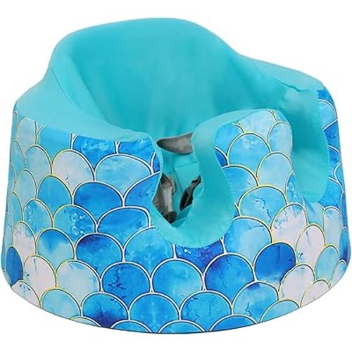 Seat Cover Compatible Baby Seat, Breathable Floor Seat Cover for Girl Boy, Breathable Comfortable Seat Cover, Children Chair Protector, Easy to Install & Remove (Fish Scale)