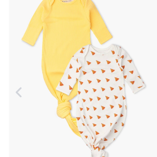 2-Pack Knot It Gowns - Organic Baby Clothes - Monica + Andy