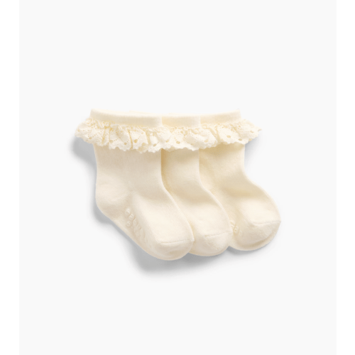 Baby Lace-Trim Socks