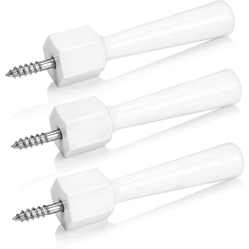 Mommys Helper Pack of 3 Soft Jamb Door Stops Blister, White