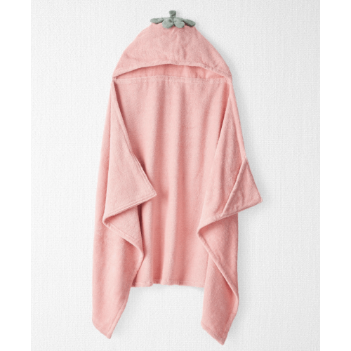 Organic Terry Cotton Strawberry Towel | Carter's