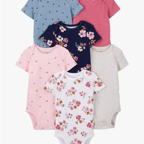 Simple Joys by Carter's Baby Girls 6 Pack Short Sleeve Bodysuit