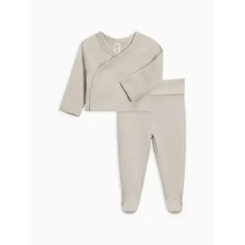 Riley 2 Piece Kimono Wrap Top and Pant Set