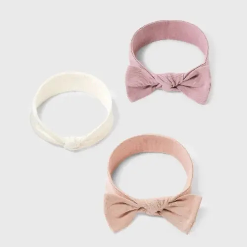 Shop the Latest Baby 3pk Headwrap - Cloud Island™ Pink, Now with Free Shipping in New Mexico United States!