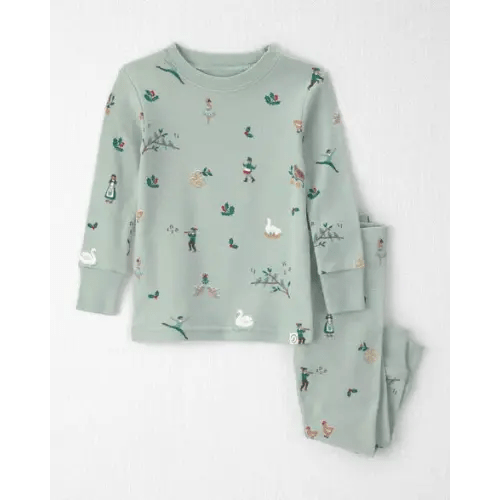 Baby 2-Piece Organic Cotton Pajamas in 12 Days of Christmas Print - Little Planet | Carter's