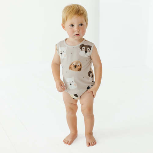 Pooch Pals Snuggle Bug Sleeveless Bodysuit