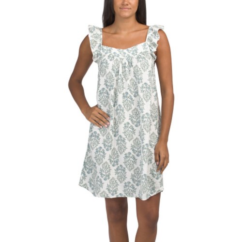 Cotton Gauze Texture Nightdress | Women | Marshalls