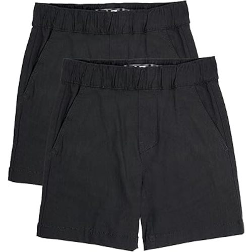 X RAY 2 Pack Boys (2T - 18) Regular Fit Stretch Chino Golf Short, Kids Flat Front Casual Dress Shorts