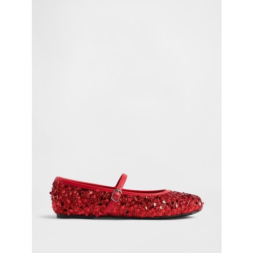 Kids Sequin Ballet Flats