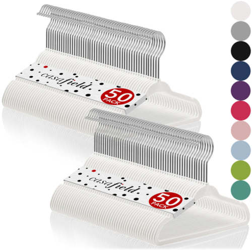 100 Velvet 11" Baby Hangers – Mix Wholesale