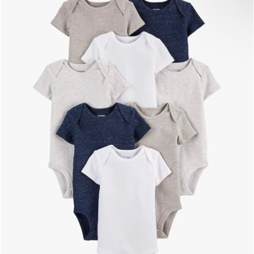 Simple Joys by Carter's Unisex-Baby 8-Pack Short-Sleeve Bodysuit