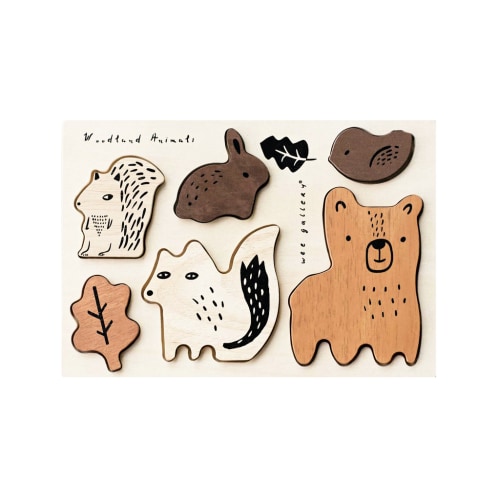 Woodland Animals Wooden Puzzle