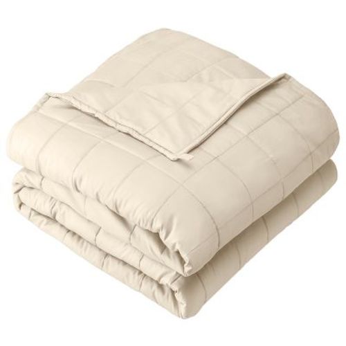 Cotton Weighted Blanket by Bare Home - 10 lb 40" x 60", Sand