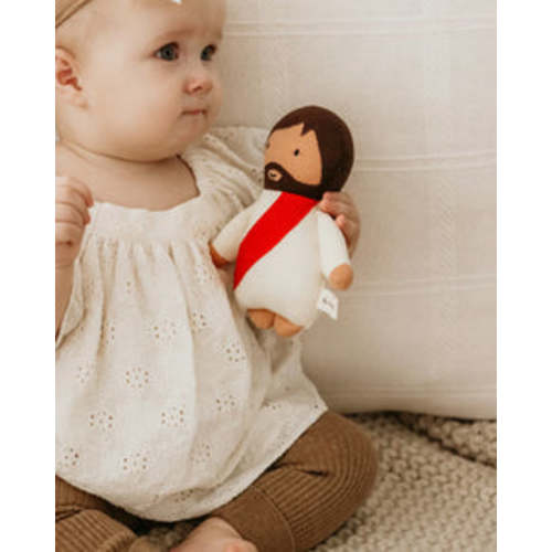 Jesus Plush Rattle Doll | Christian Toy | littlelightcollective