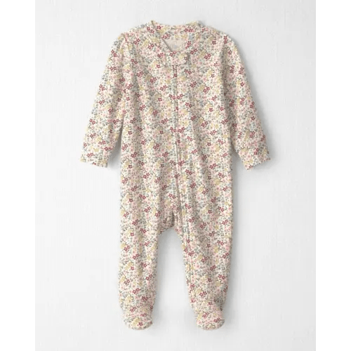 Baby Girl Organic Cotton Sleep & Play Pajamas in Floral - Little Planet | Carter's