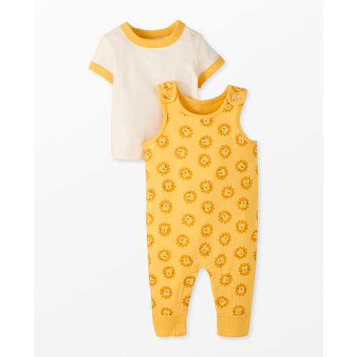 Baby T-Shirt & Overalls Set