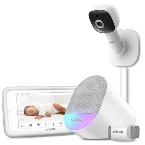 Oricom Guardian OBHGPRO Smart Wearable Baby Monitor HD Camera + Parent Unit | Baby Bunting AU