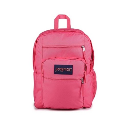 JanSport Big Student 17.5" Backpack - Posh Pink: School Bookbag for Teens, Abstract Pattern
