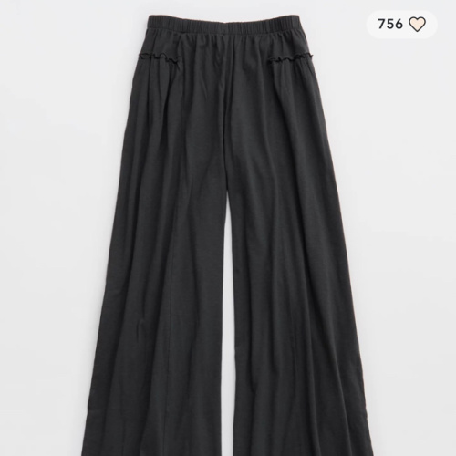 Aerie Happiest Wide Leg Trouser