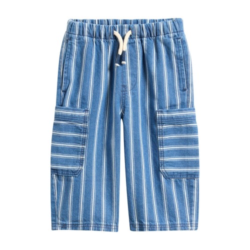 Kids' Stripe Wide Leg Cargo Jeans, 12-18MPick up today