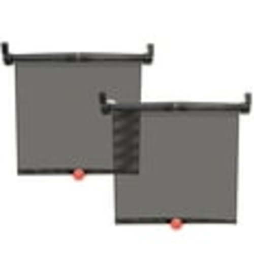 SafeFit SafeTemp Baby Car Sun Shades, 2 Pack, Black