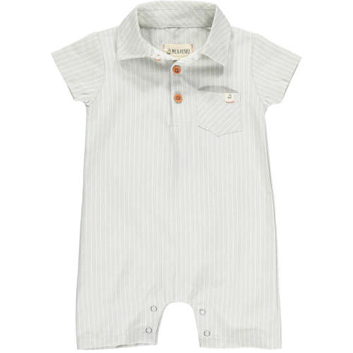 Sandy Polo Romper, Tan
