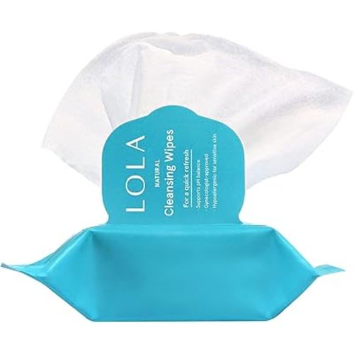 LOLA Cleansing Wipes - Feminine Wipes, Vaginal Wipes, pH Balance & Body Wipes for Women, 32 Count (Pack of 3)