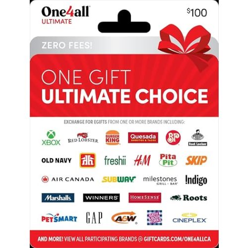 One4all Ultimate Physical Gift Card - $100