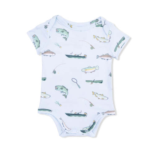 Short Sleeve Bodysuit, Fishing