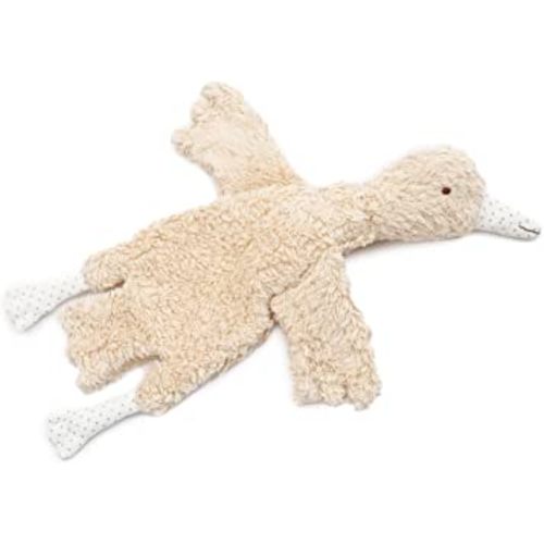 Under the Nile Organic Cotton Flat Sherpa Snuggle Goose Toy Abigail, Size 20"