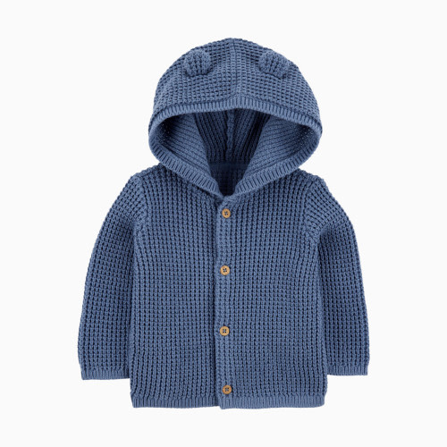 Carter's Cardigan - Navy Blue, 6 M