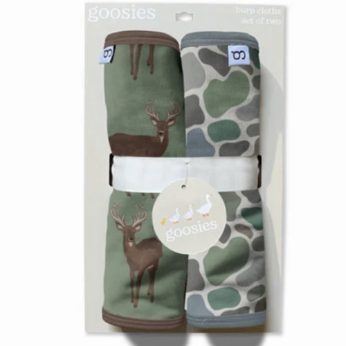Goosies Burp Cloth Set Deer