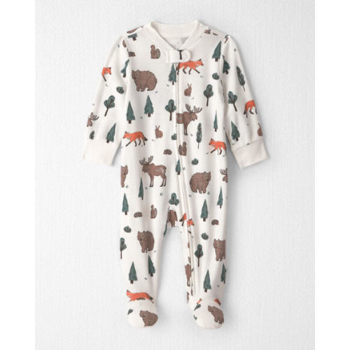 Baby Organic Cotton Sleep & Play Pajamas in Woodland Creatures - Little Planet | Carter's
