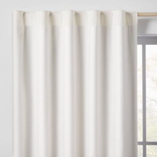 Chambray Cotton Kids' Blackout Window Curtain Panel - Pillowfort™