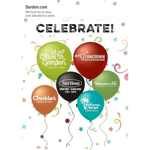 Darden Celebrate Gift Card