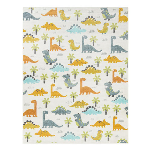 Unique Loom Dinotopia Whimsy Kids Rug & Reviews | Wayfair