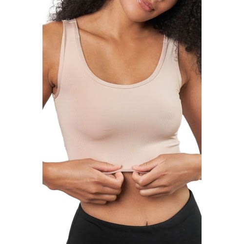 Maternity Maternity/Nursing & Pumping Bra, Large, Sand