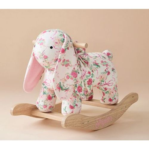 LoveShackFancy Bunny Plush Nursery Rocker