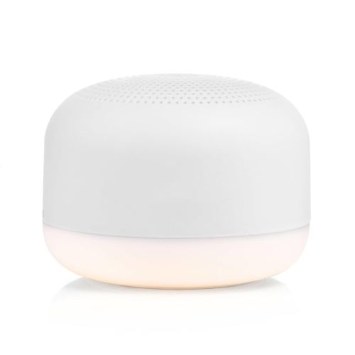 Yogasleep Travel Mini Portable White Noise Sound Machine, 6 Soothing Sounds, Volume Control, Dimmable Night Light, Sleep Therapy for Adults & Baby, USB Rechargeable, Lanyard Included