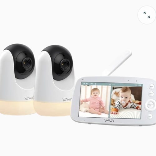 VAVA Split Screen Baby Monitor with 2 Cameras – No WiFi