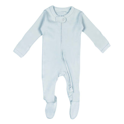 Moonbeam | Organic Zipper Footie