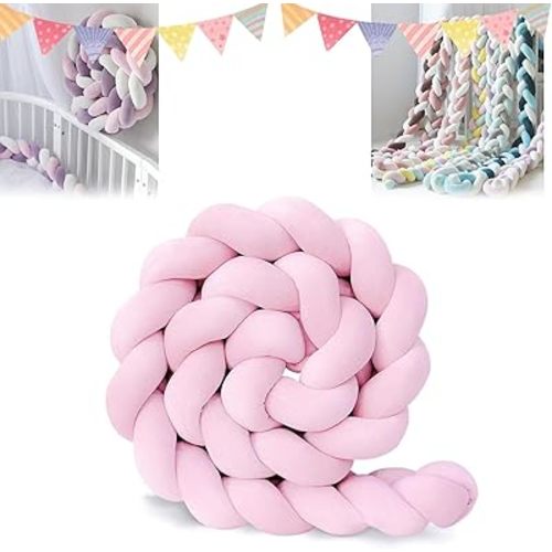Knot Pillow Ball, Knot Ball Pillow, Multi-Purpose Pillow Knot Ball, Soft Home Decorative Round Throw Pillow, Easy to Take Care, Multi-Purpose Knot Pillow for Cribs and Cradles (157in / 4m,Color B)
