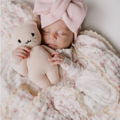 Gauze Lace Blanket | Paisley Peony – Little and Fern