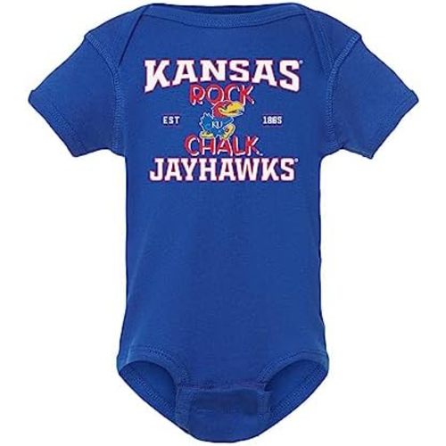 CornBorn Kansas Jayhawks Baby Clothes | Infant Romper | Choose Your Design